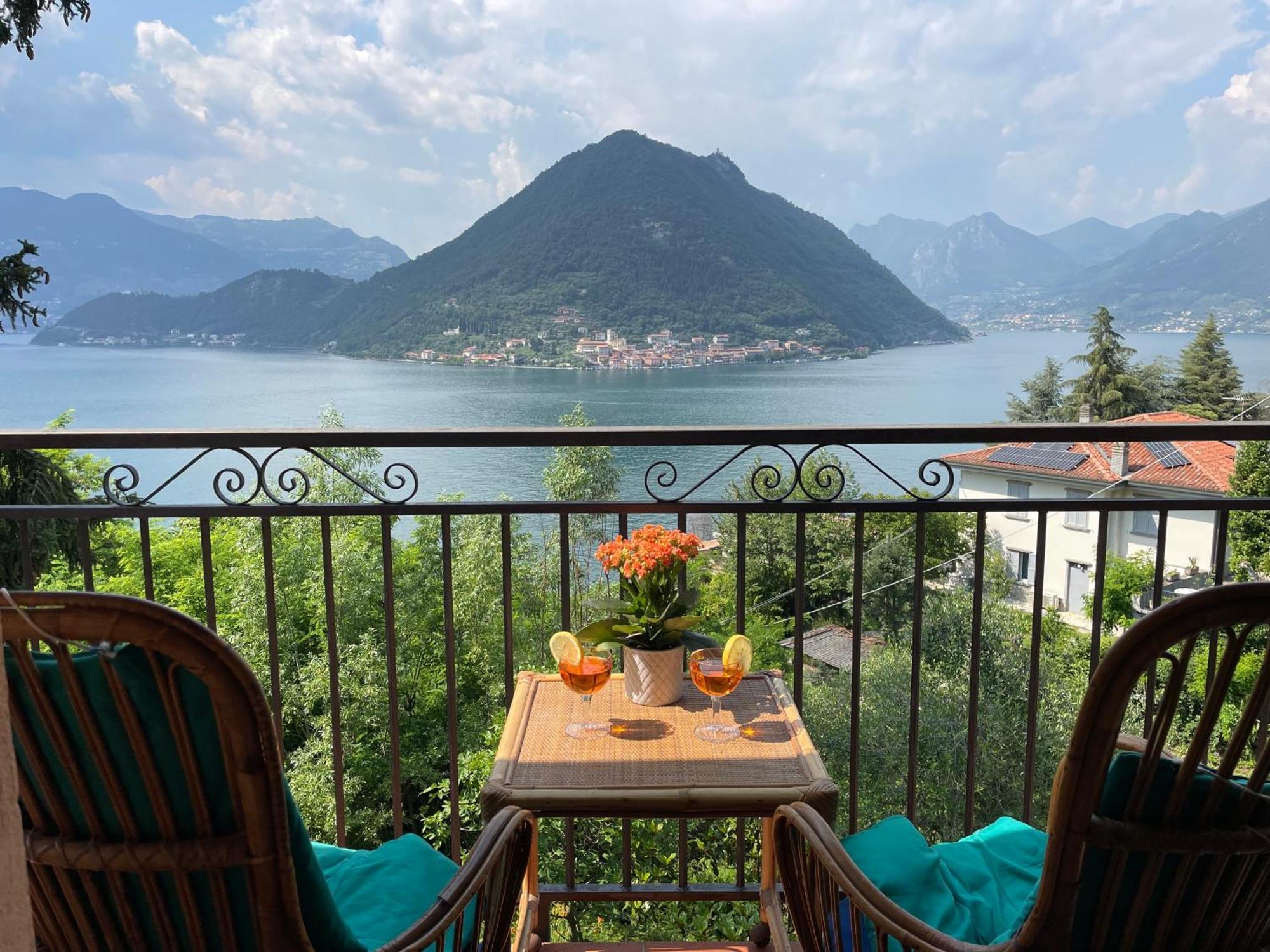 Appartamento Lake View Di Villa Giuliana Sulzano Eksteriør bilde