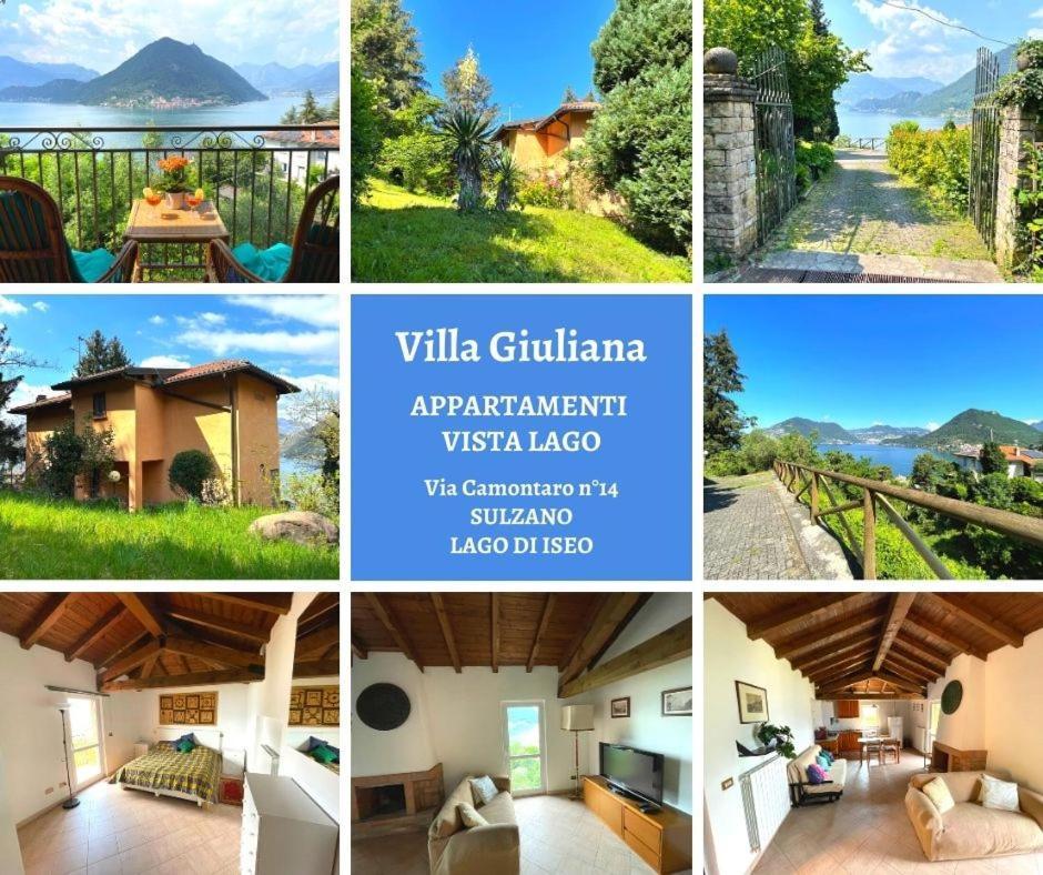 Appartamento Lake View Di Villa Giuliana Sulzano Eksteriør bilde